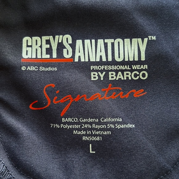 Grey’s Anatomy by Barco Graphite Signature Double Cargo Scrub Pants - Picture 3 of 3